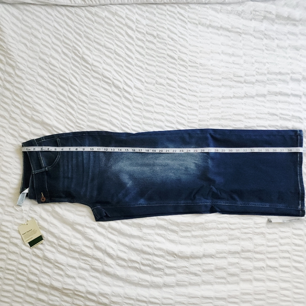 NWT HALARA Flex Asymmetric Wide Leg Jeans MEDIUM - Picture 10 of 12